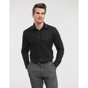 Ultimate Non-Iron Tailored Long Sleeve Shirt Russell Athletic image-1