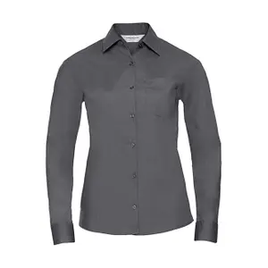 Women's long sleeve shirt Russell Athletic Poplin image-0