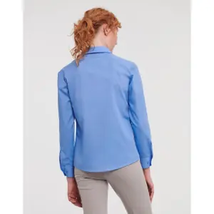 Women's long sleeve shirt Russell Athletic Poplin image-2