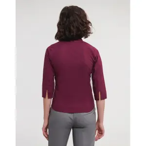 Women's 3/4 Sleeve Blouse Russell Athletic Easy Care image-2