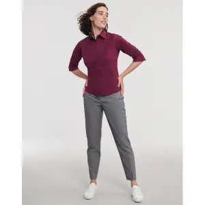 Women's 3/4 Sleeve Blouse Russell Athletic Easy Care image-4