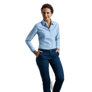 Camiseta de manga larga para mujer Russell Oxford image-1