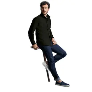 Long-sleeved shirt, tailored Russell image-1
