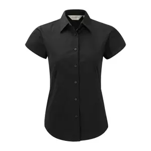 Női rövid ujjú slim fit ing Russell image-0