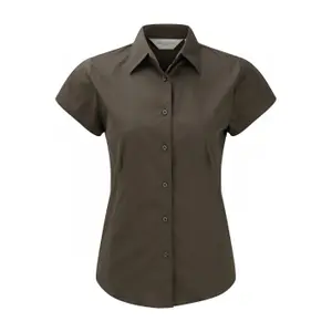 Női rövid ujjú slim fit ing Russell image-0