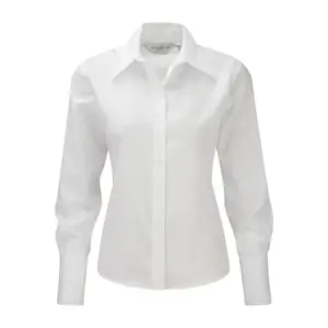 ru956f-white-langarmshirt-frau-russell-non-iron-weiss