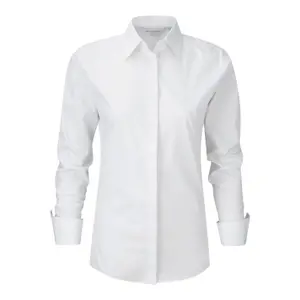 ru960f-white-langarmshirt-frau-russell-ultimate-stretch-weiss