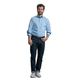 Herringbone pattern long sleeve shirt Russell image-1