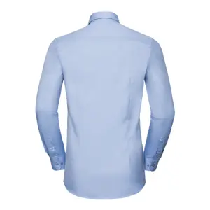 Herringbone pattern long sleeve shirt Russell image-2