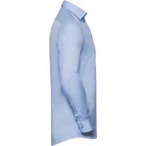 Herringbone pattern long sleeve shirt Russell image-3