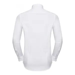 Herringbone pattern long sleeve shirt Russell image-2
