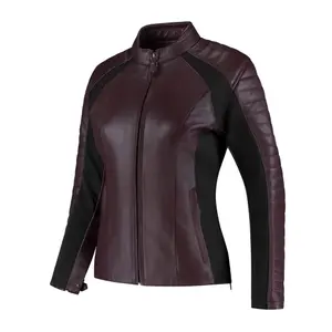 Δερμάτινο μπουφάν μηχανής για γυναίκες Rusty Stitches Donna