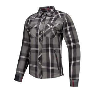 Rutet skjorte til kvinder til motorcykel Rusty Stitches Jack Liss V2