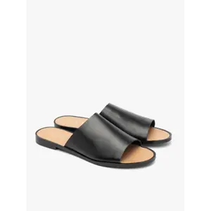 Women's leather slides Ryłko image-1