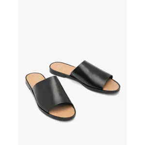 Women's leather slides Ryłko image-4