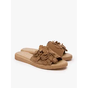 Women's Suede Sliders Ryłko image-1