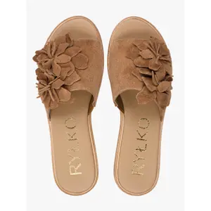 Women's Suede Sliders Ryłko image-4