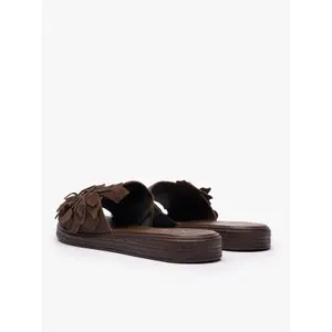 High-Quality Suede Leather Mules Women Ryłko Kaja image-3