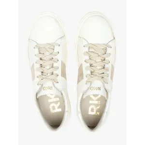 Leather lace-up trainers for women Ryłko Nora image-4