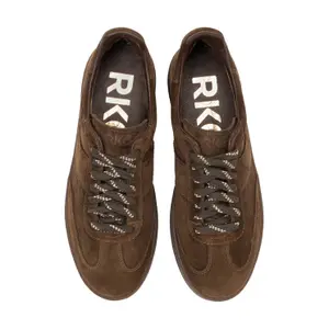 Lace-up suede trainers for women Ryłko Sport image-4