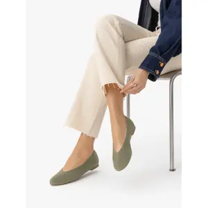 Women's Suede Leather Ballerinas Ryłko Judie image-4