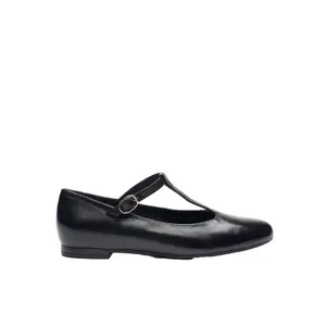 Leather T-bar ballet flats for women Ryłko Judie image-0