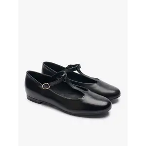 Leather T-bar ballet flats for women Ryłko Judie image-1