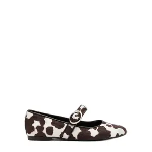 Cow print ballet flats for women Ryłko Judie image-0
