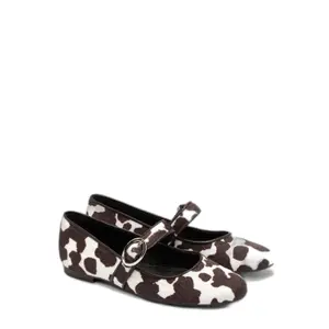 Cow print ballet flats for women Ryłko Judie image-1