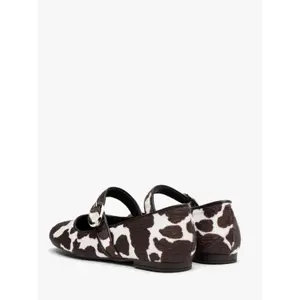 Cow print ballet flats for women Ryłko Judie image-3