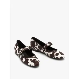 Cow print ballet flats for women Ryłko Judie image-2