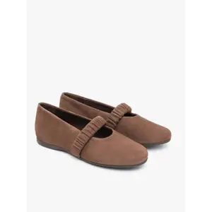 Women's Suede Strap Ballerinas Ryłko image-1