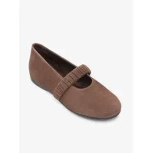 Women's Suede Strap Ballerinas Ryłko image-3