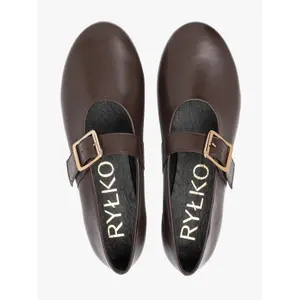 Women's leather Ballet flats Ryłko Mary Jane image-4