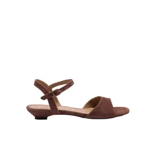 High-Quality Suede Leather Sandals Women Ryłko Sonia image-0