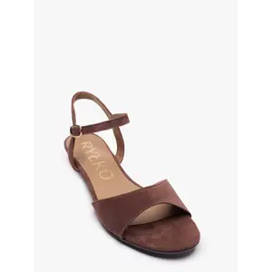 High-Quality Suede Leather Sandals Women Ryłko Sonia image-2