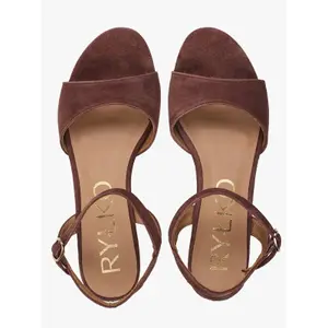 High-Quality Suede Leather Sandals Women Ryłko Sonia image-4