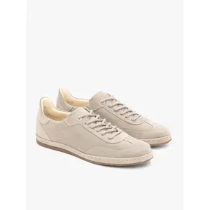 Women’s suede lace-up boat shoes Ryłko image-1