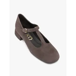 Women's suede heels Ryłko T-Bar image-3