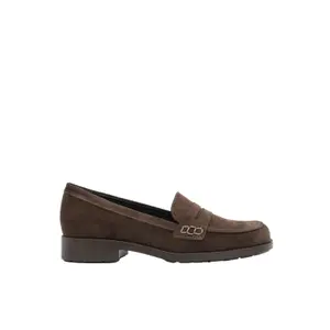 Women's suede leather loafers Ryłko Joy image-0