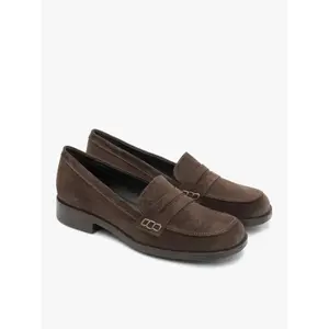 Women's suede leather loafers Ryłko Joy image-1