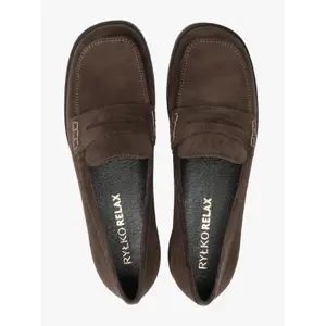 Women's suede leather loafers Ryłko Joy image-4