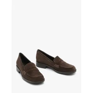 Women's suede leather loafers Ryłko Joy image-3