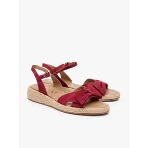 Quality Suede Leather Sandals Women Ryłko Emere image-1