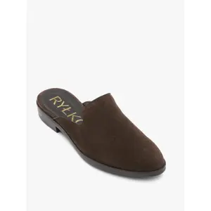 Women's suede mules Ryłko image-3