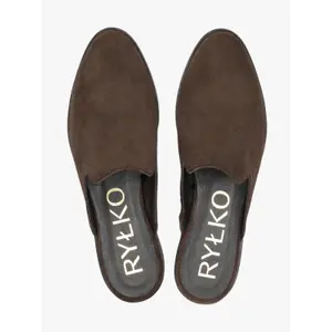 Women's suede mules Ryłko image-2