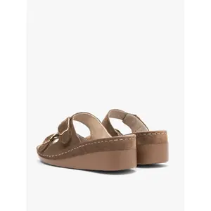High-Quality Suede Wedge Sandals Women Ryłko image-4
