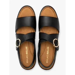 Women's leather sandals Ryłko image-4