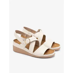 Women's wedge sandals Ryłko image-1