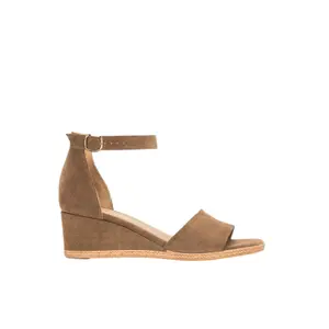 High-Quality Suede Wedge Sandals Women Ryłko Hayley image-0